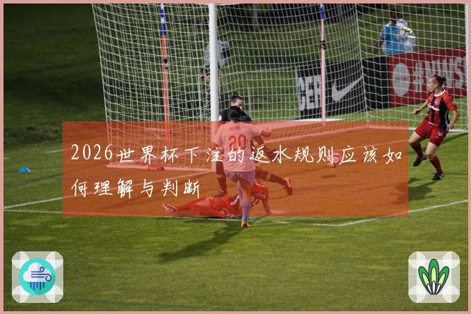 2026世界杯下注的返水规则应该如何理解与判断