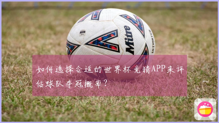 如何选择合适的世界杯竞猜APP来评估球队夺冠概率？