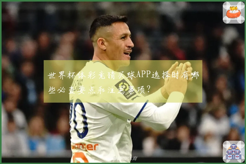 世界杯体彩竞猜买球APP选择时有哪些必查要点和注意事项？